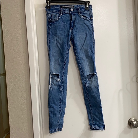 Zara distressed skinny jeans - Picture 1 of 4